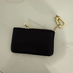 Amazon Black Wallet with Gold Chain